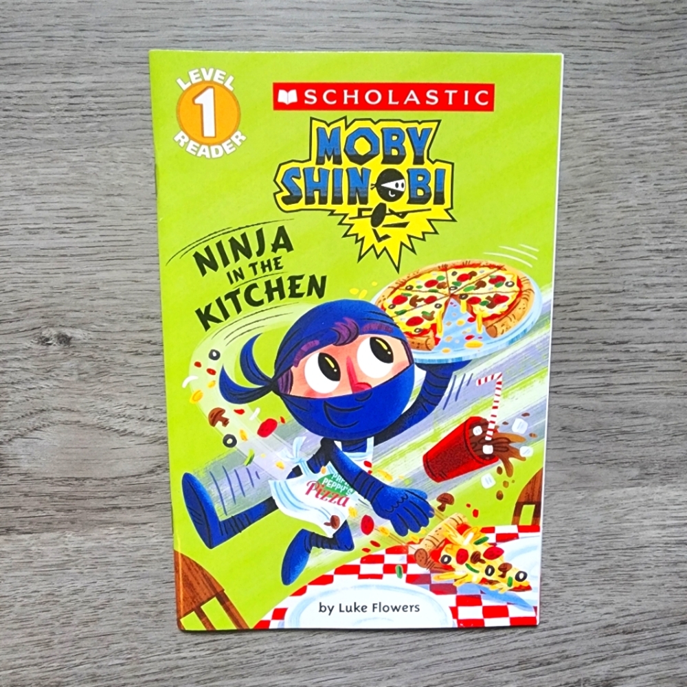 Moby Shinobi Ninja in the Kitchen Children's Illustrated Fiction Book Series